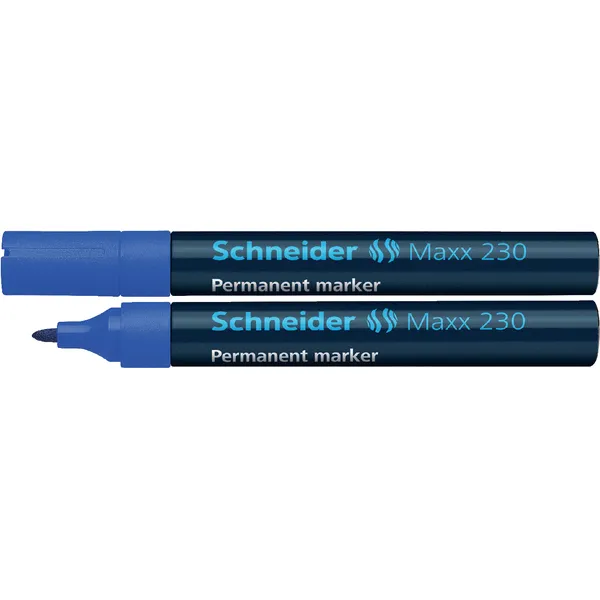 Schneider Permanent marker Schneider Maxx 230 rond 1-3mm blauw