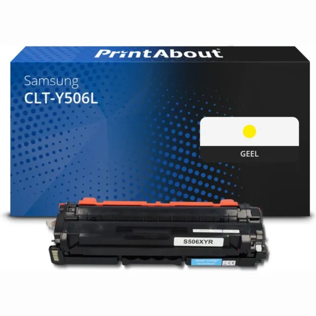 PrintAbout CLT-Y506L toner geel compatible voor Samsung