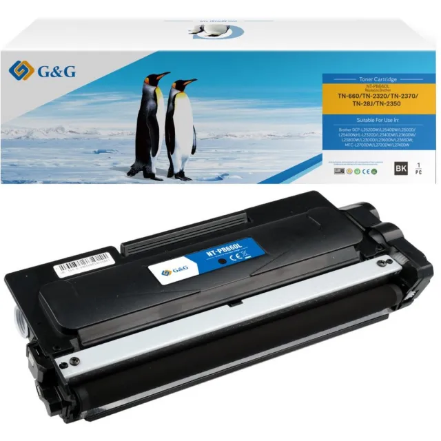 G&G Huismerk XL Toner Alternatief voor Brother TN-2320 zwart