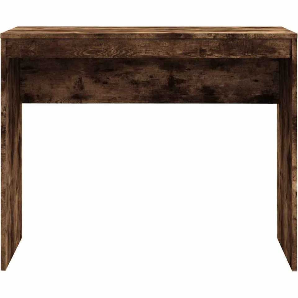vidaXL Bureau 90x40x72 cm bewerkt hout gerookt eikenkleurig, foto 4