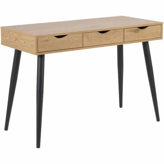 Actona Nete bureau met 3 lades wild eiken.