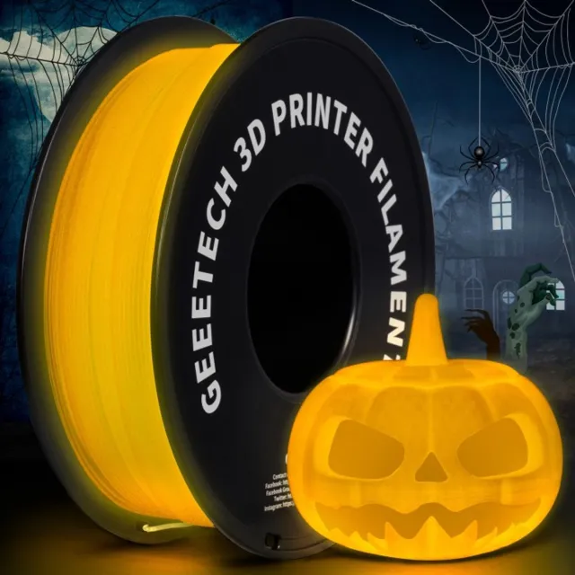 Geeetech Luminous PLA Yellow (1.75mm - 1kg) Geel