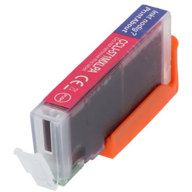 PrintAbout huismerk Inktcartridge CLI-571M XL Magenta Hoge capaciteit geschikt voor Canon
