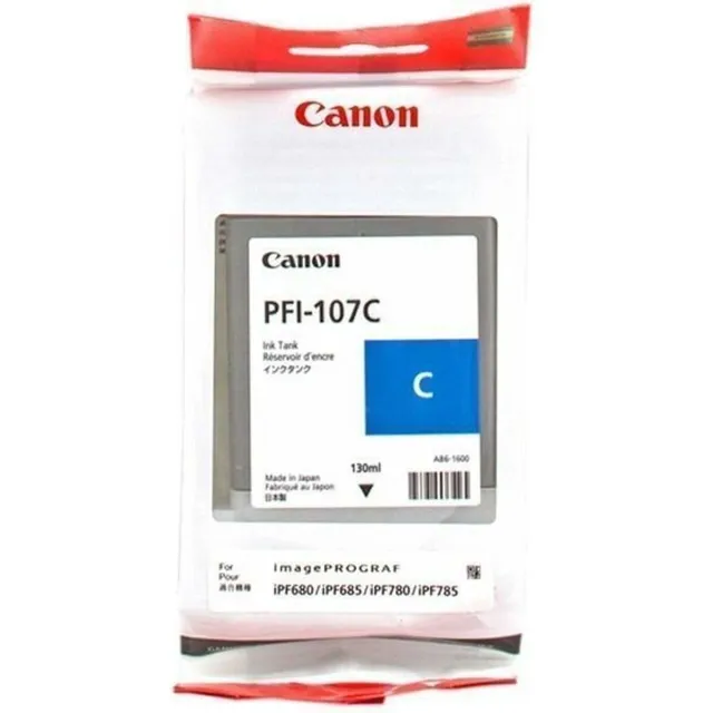 Canon PFI-107C inktcartridge cyaan standard capacity 130ml 1-pack