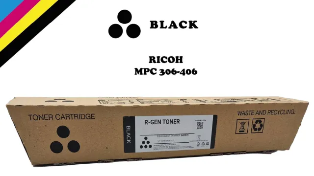 Ricoh Toner Ricoh MP C306 / 307 / 406 Black – Compatible