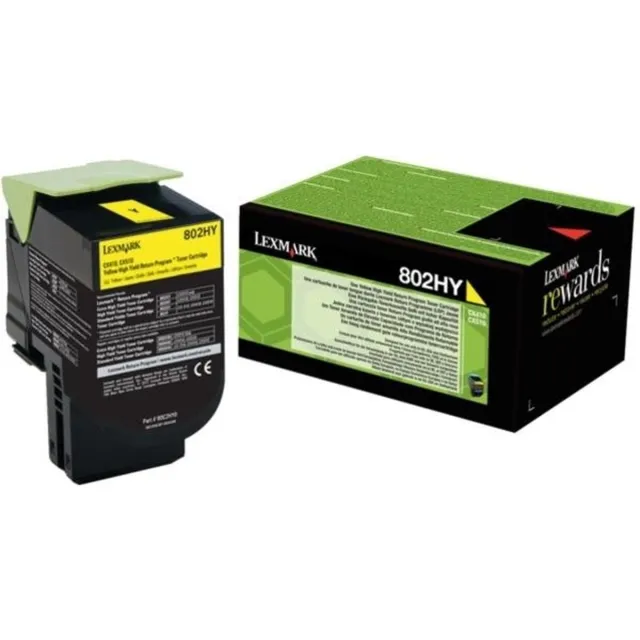 Lexmark 80C2HY0 - Toner geel