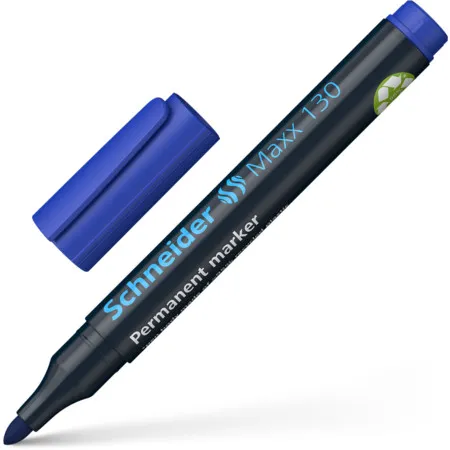 Schneider Permanent marker Schneider Maxx 130 rond 1-3mm blauw