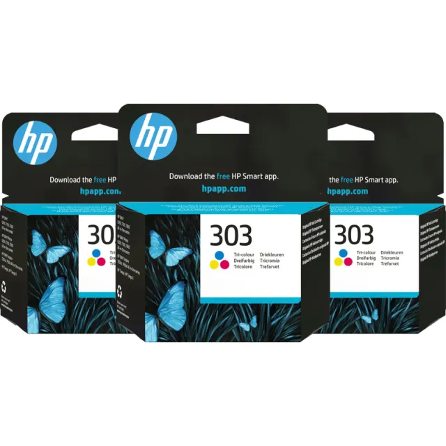 Hp 303 Cartridge Kleur (3 stuks)