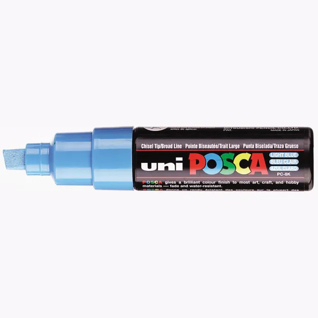 Uni POSCA paintmarker PC-8K, 8 mm, lichtblauw