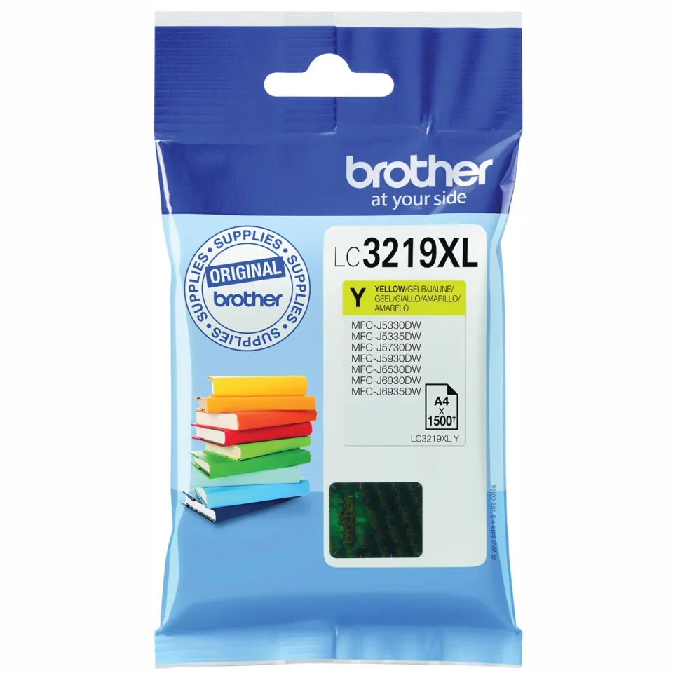 Brother LC-3219XLC cyaan inktcartridge Blauw