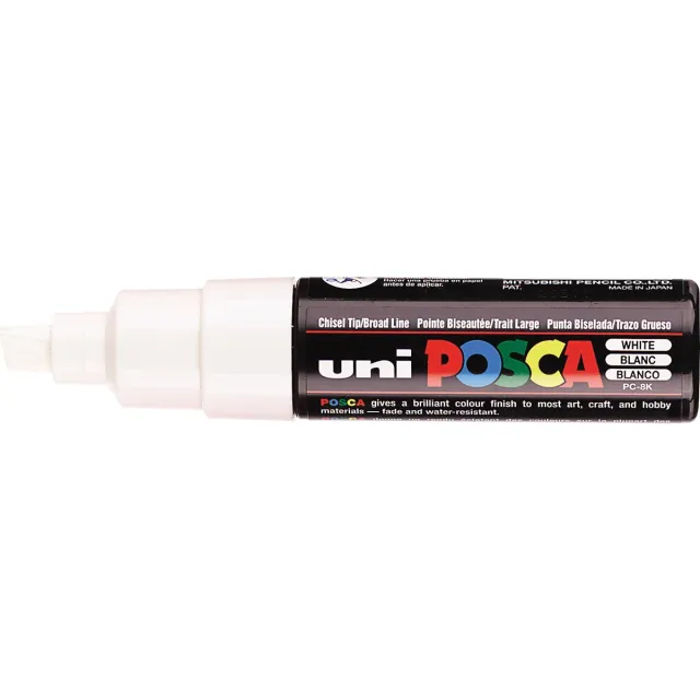Uni POSCA paintmarker PC-8K, 8 mm, wit