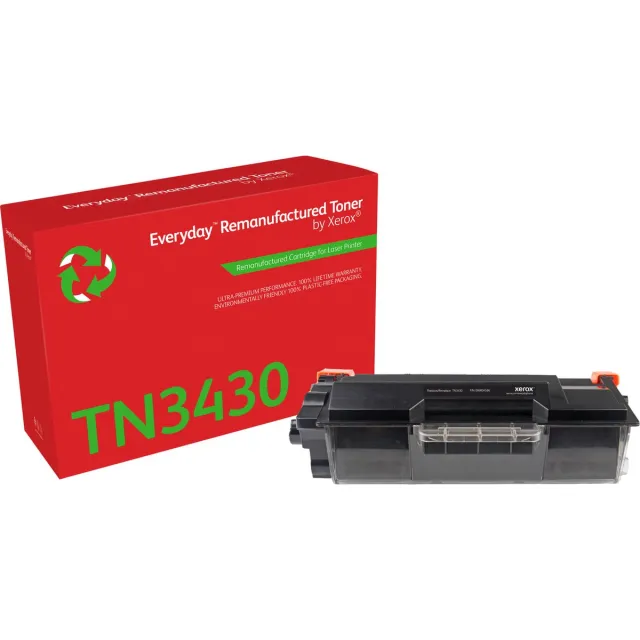 Xerox Toner vervangt Brother TN-3430 Compatibel Zwart 3000 bladzijden Everyday 006R04586 Kleurloos