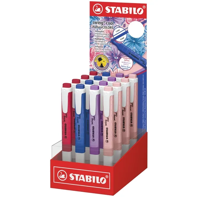 Stabilo Markeerstift STABILO Swing cool Wldflower assorti