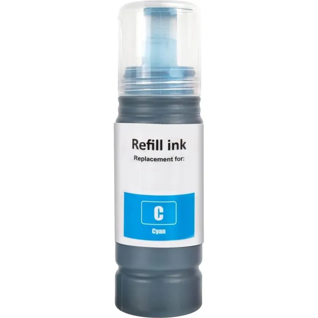 InktDL Huismerk geschikt voor Epson 102 XL Cyaan Inkt - Geschikt voor EcoTank ET-2750 - ET-2851 - ET-3700 - ET-3750 - ET-3850 - ET-4750 - ET-4850 - ET-4856