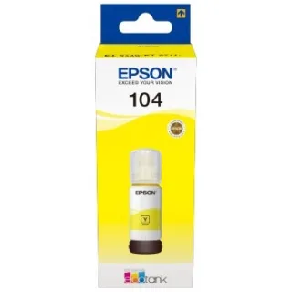 Epson 104 EcoTank inktfles geel