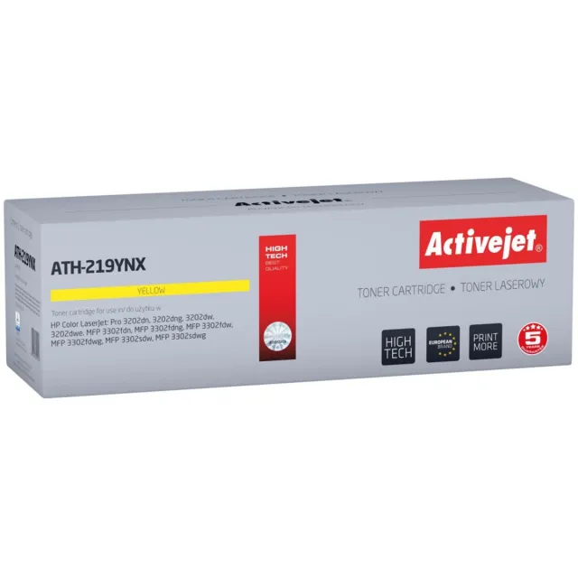ActiveJet Color LaserJet Pro Serie - Toner Geel - 2500 Pagina's - ISO 9001 Certificaat