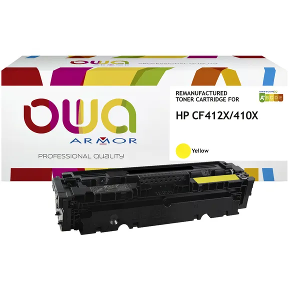 OWA Tonercartridge OWA alternatief tbv HP CF412X geel