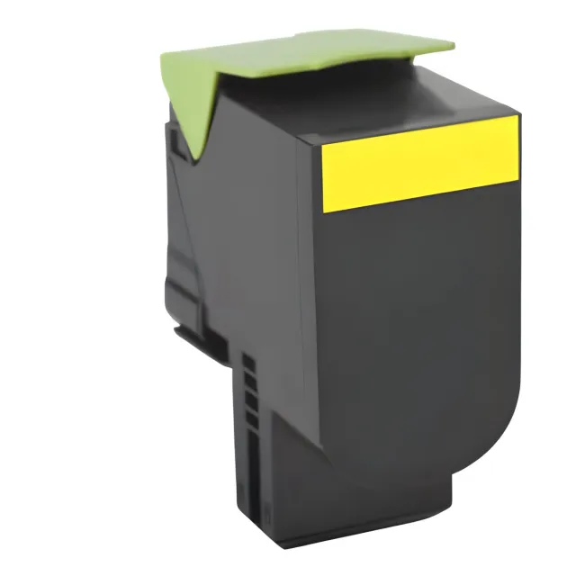 Inktkenners Toner geschikt voor Lexmark 702HC | 1x Geel geschikt voor Lexmark 70C2HK0 - 702HK - 700H1 - 70C2HY0702HM70C2HM0 70C2HC0 - 702HC - 700H2 - 700H3 - 702HY - 700H4 - CS310dn - CS310n - CS310 Series - CS410dn - CS410dtn - CS410n - CS410 Series