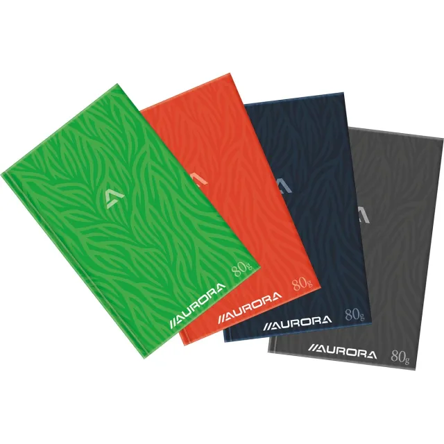 Aurora Magazijnboek, ft 21,5x33,5 cm, commercieel geruit, 192 bladzijden blauw