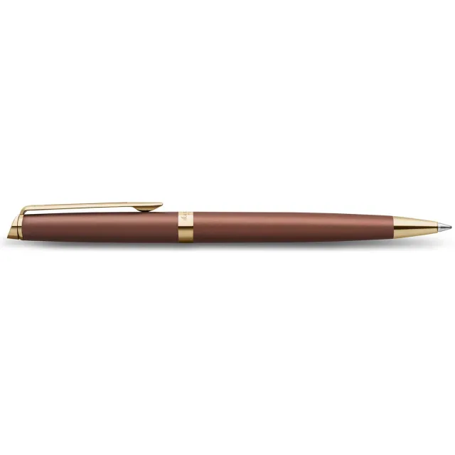 Waterman Hémisphère Metalic balpen, medium, koperrood GT, giftbox
