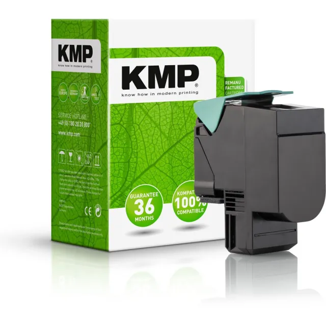KMP Toner vervangt Lexmark 71B0020 Cyaan 2300 bladzijden L-T110C