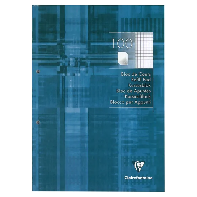 Clairefontaine cursusblok geruit 5 mm blauw