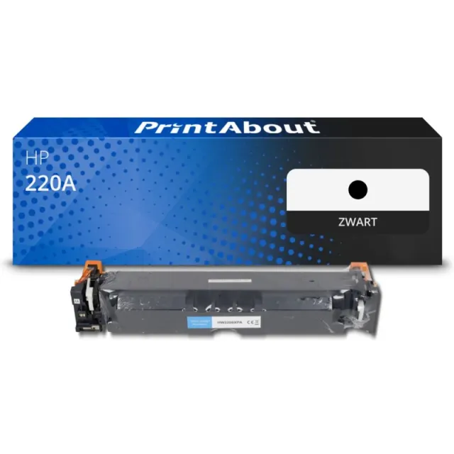 PrintAbout huismerk Toner 220A (W2200A) Zwart Geschikt voor HP