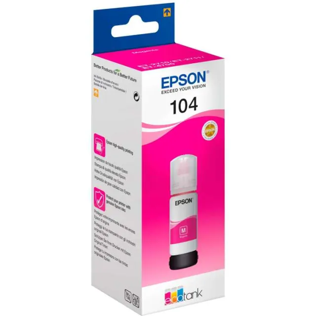 Epson 104 EcoTank inktfles magenta, foto 2