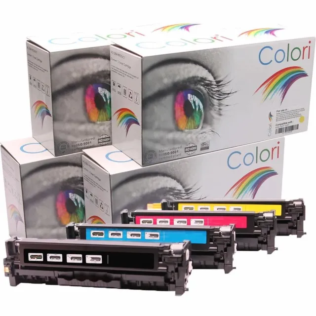 Colori huismerk set 4x toner geschikt voor HP 305A 305X CE410X CE411A CE412A CE413A Laserjet M351A MFP M375nw M451dn M451dw M451nw M475dn M475dw Set 4 kleuren