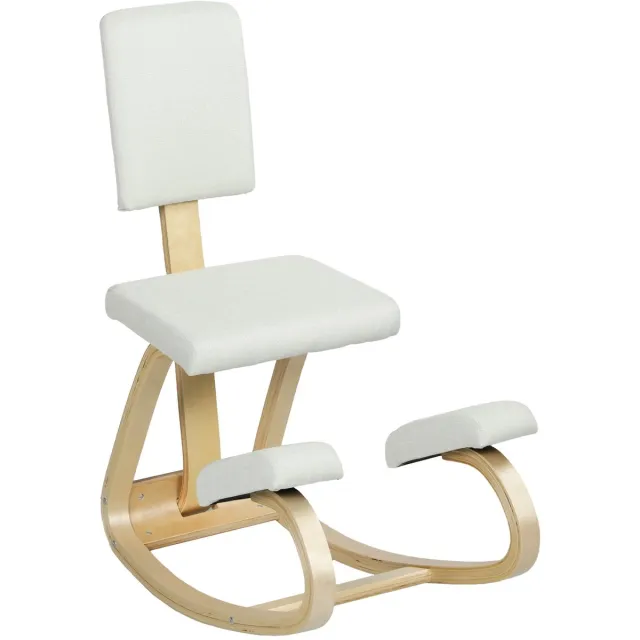 GranMaison Kniestoel Ergonomisch - Bureaustoel - Kniekussen - Grijs