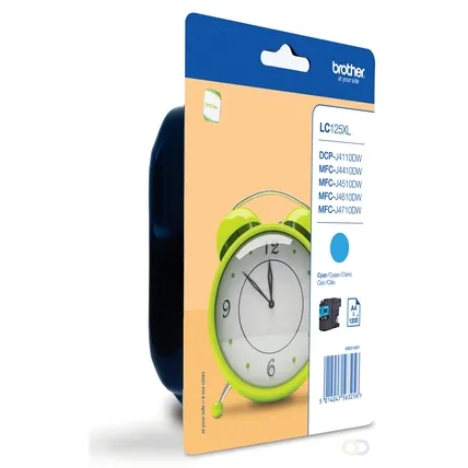 Brother LC-125XLCBP inktcartridge 1 stuk(s) Origineel Cyaan (LC125XLCBP)
