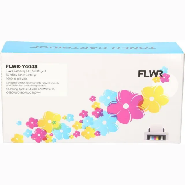 FLWR Toners / Samsung CLT-Y404S / geel / Geschikt voor Samsung