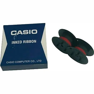 Casio inktlint RB-02, zwart/rood