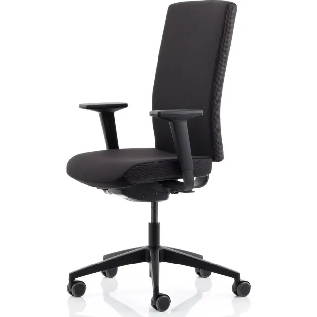 KOHL Ergonomische bureaustoel KÖHL PLUS-ONE met neigverstelling zitgedeelte. 5 Jaar garantie! Zwart