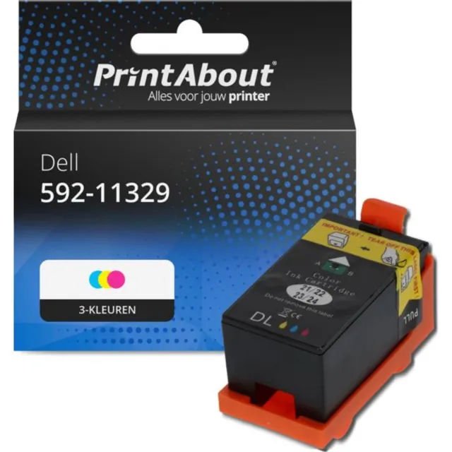 PrintAbout Huismerk Dell 592-11329 (X738N) Inktcartridge 3-kleuren