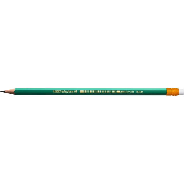 Potlood Bic Evolution ecolutions 655 zeshoekig HB met gumtop