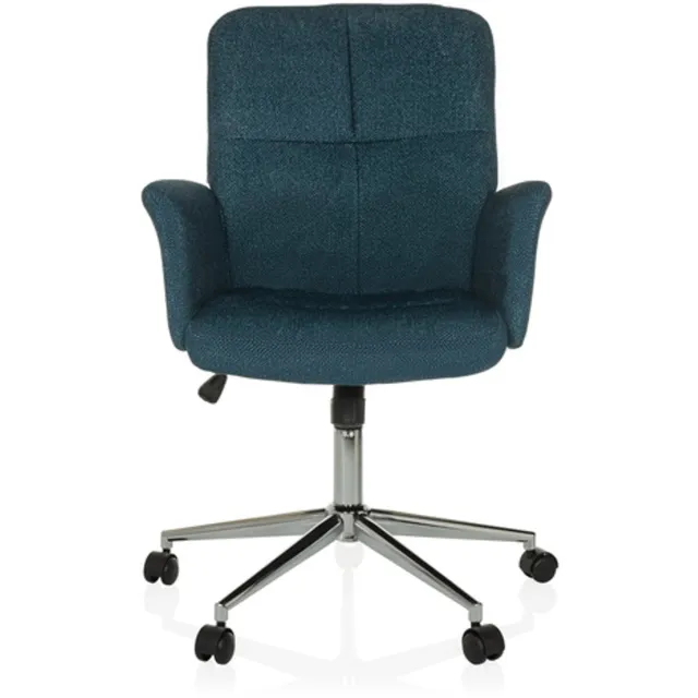 hjh office Bureaustoel / draaistoel / kuipstoel SOLAO 400 stof beige hjh OFFICE Petrol