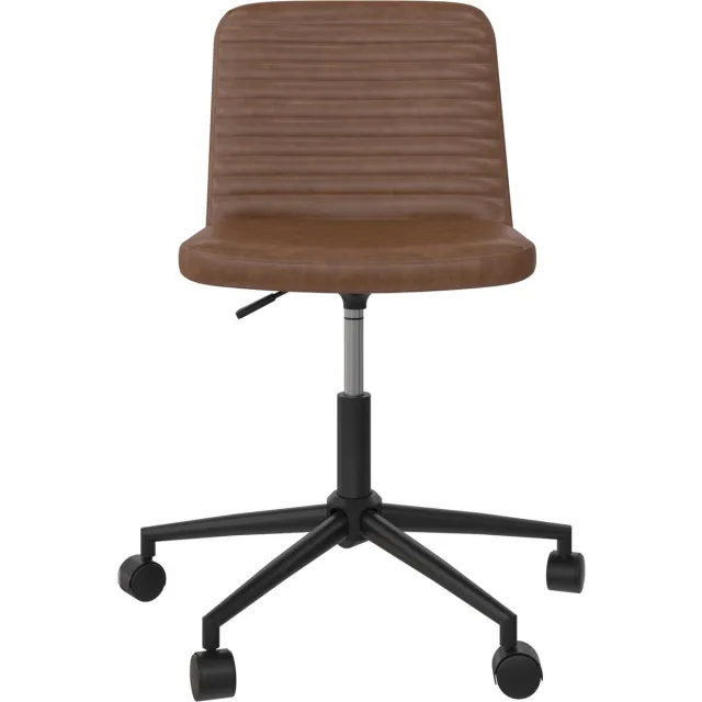 I.T.T. Corey-Bureaustoel - Camel Kunstleer Bruin