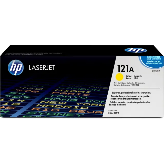 HP C9702A - Tonercartridge / Geel