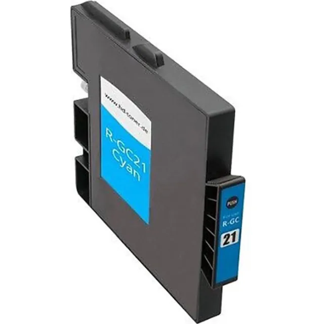 Inktkeuze GC-21C Cyaan - Huismerk inktcartridge compatible met Ricoh Aficio GX 3000S / Ricoh Aficio GX 3050N / Ricoh Aficio GX 3050SFN / Ricoh Aficio GX 5050N / Ricoh Aficio GX 7000