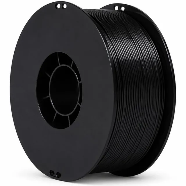LifeGadgets 1KG ZWARTE FILAMENT PLA+ 3D Printer Filament 1.75mm 1kg – Hoogwaardig 3D Printing Filament Extra Sterk, Sterk en Flexibel, Anti-Warp, Glanzend, Kleur naar Keuze, Compatibel met FDM Printers, Print Zonder Problemen 01 stuk