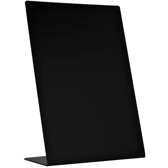 Europel Krijtbord Europel L-standaard A4 zwart