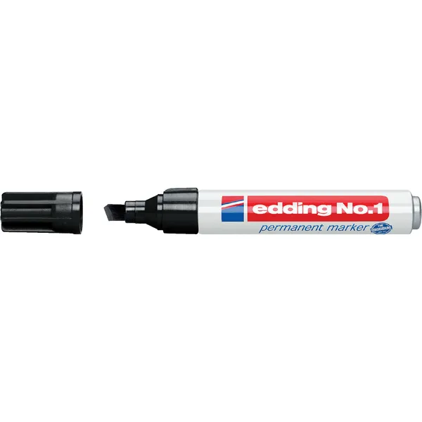 Edding Viltstift edding 1 schuin 1-5mm zwart