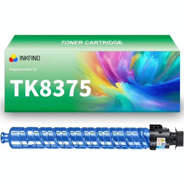 INKFIND TK-8375 Cyaan tonercartridge compatibel met Kyocera TK8375 TK-8375 Cyaan geschikt voor KYOCERA TASKalfa 3554ci - 1-pack Cyaan cyaan x 1
