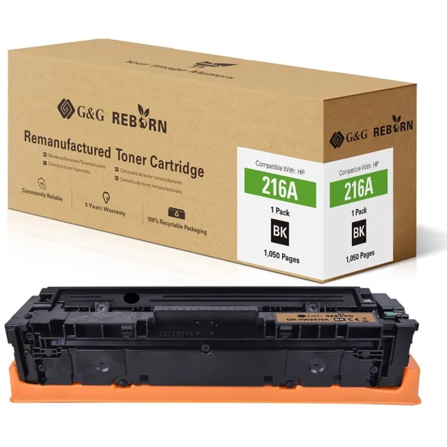 G&G Toner vervangt HP 216A Compatibel Zwart 1050 bladzijden Reborn remanufactured 21289