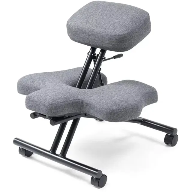 GranMaison Kniestoel Ergonomisch - Bureaustoel - Kniekussen - Grijs