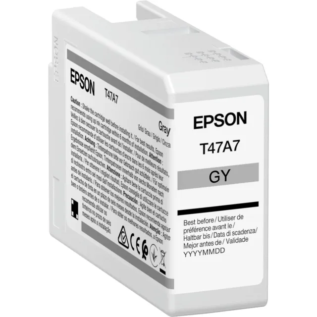 Epson Original Ink Cartridge Epson C13T47A700 50 ml Black Grey