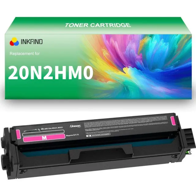 INKFIND 20N2HM0 Magenta tonercartridge compatibel met Lexmark 20N2HM0 Magenta geschikt voor Lexmark CS331dw/Lexmark CX331adwe - 1-pack Magenta Magenta x 1