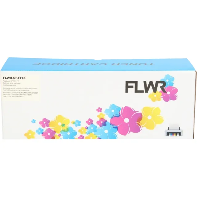 FLWR HP 410X cyaan (Compatible XXL)