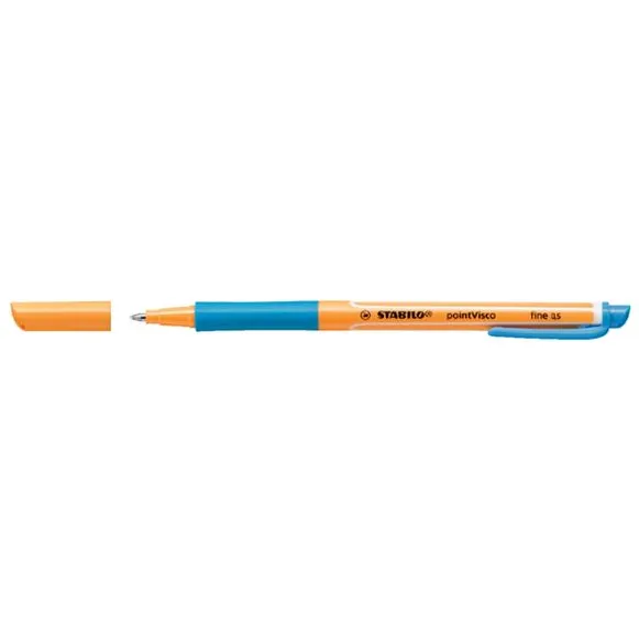 Stabilo Rollerpen STABILO PointVisco 1099/51 fijn azuurblauw